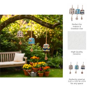 LENNONWIND SET OF 3 IVORY BELL 12 (IN) 8