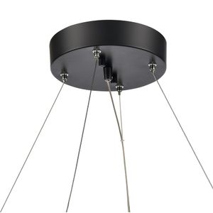 Fogelberg 26'' Wide Integrated LED Pendant - Matte Black 5