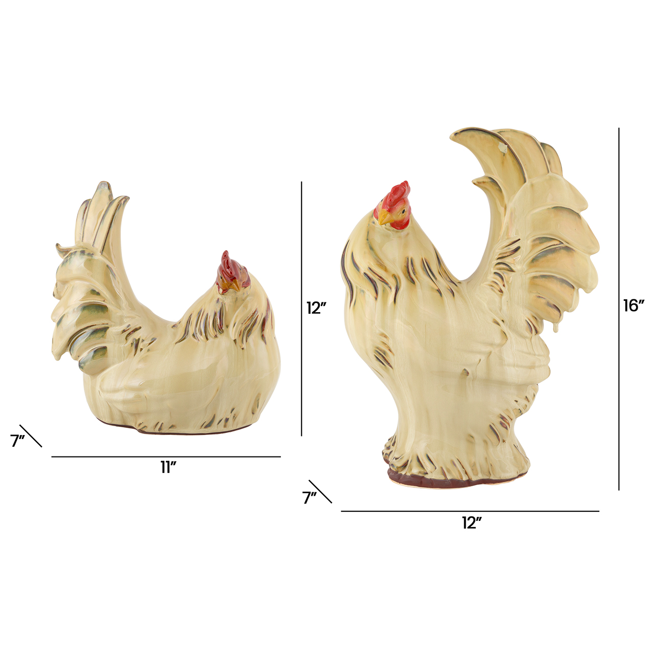 Pax Chicken Figurines -Set 2 3