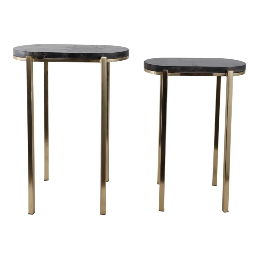 ENOCHVALE SET OF 2 BLACK TABLE 24 (IN)
