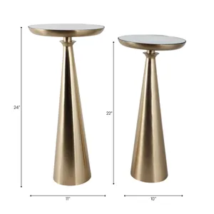 ARMONCROSS SET OF 2 GOLD TABLE 24 (IN) 9