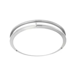 Clarion 14" Wide 1-Light Flush Mount - Brushed Nickel 1