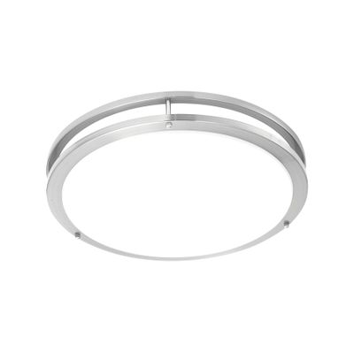 Clarion 14'' Wide 1-Light Flush Mount - Brushed Nickel