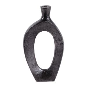 ALBAFORD BLACK VASE 8 (IN) 6