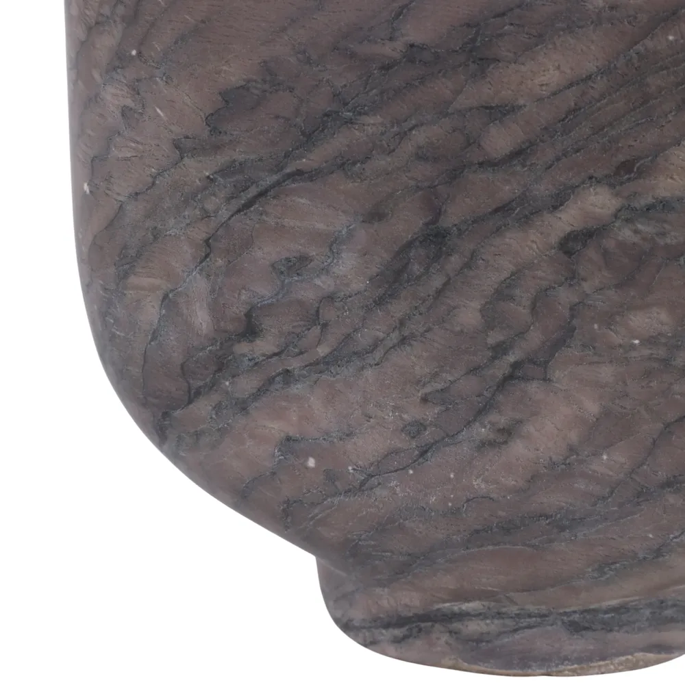 SKYLERBROOK BROWN VASE 12 (IN)