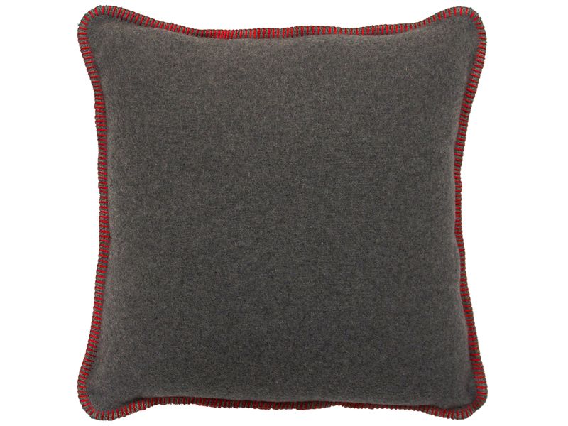 Solid Greystone (Red) - Décor Pillow - 20x20 1