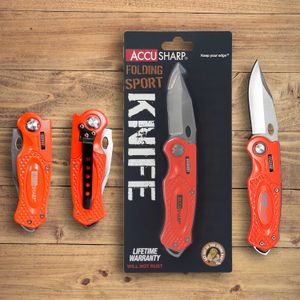 AccuSharp  Sport Knife - Blaze Orange 4
