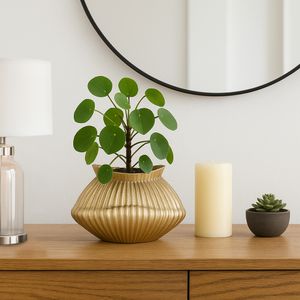 TARYNVALE GOLD VASE 9 (IN) 12