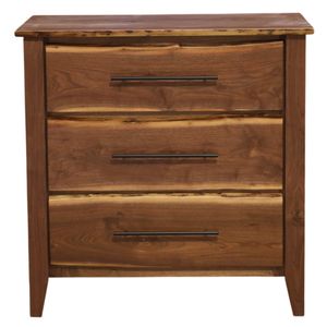 Heartland Walnut Three Drawer Chest - Premium 3
