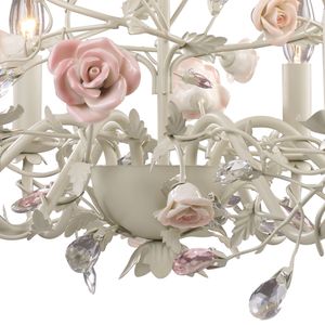 Heritage 22'' Wide 6-Light Chandelier - Cream 3