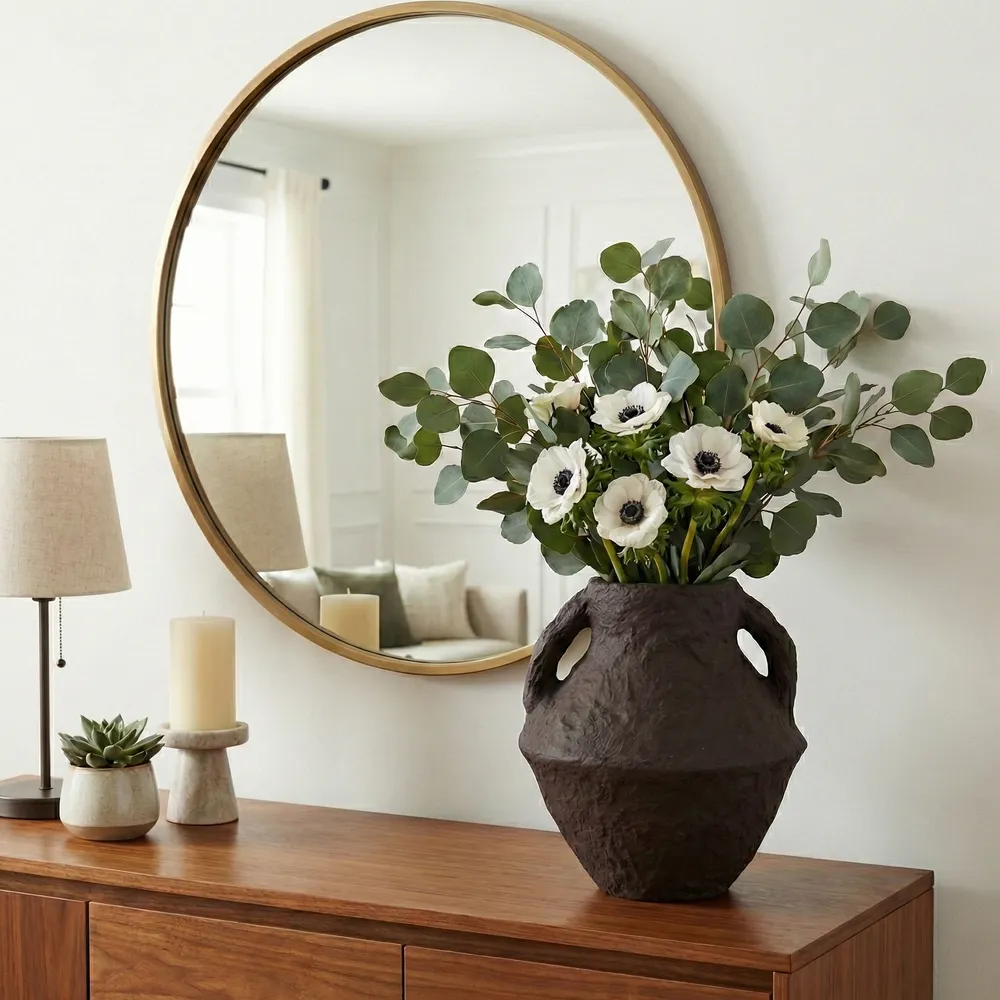 FERRIS BROWN VASE 15 (IN)