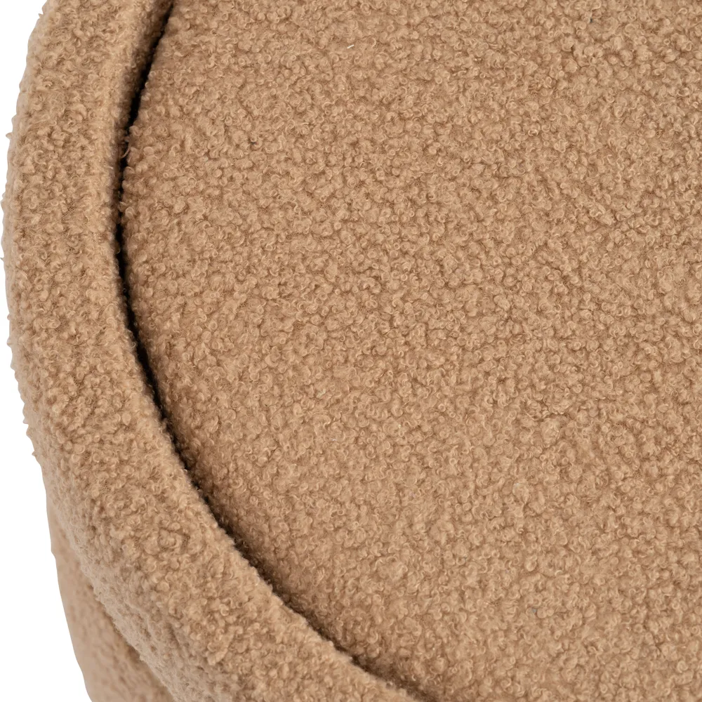 GORDENRIDGE SET OF 2 TAN OTTOMANS 18 (IN)