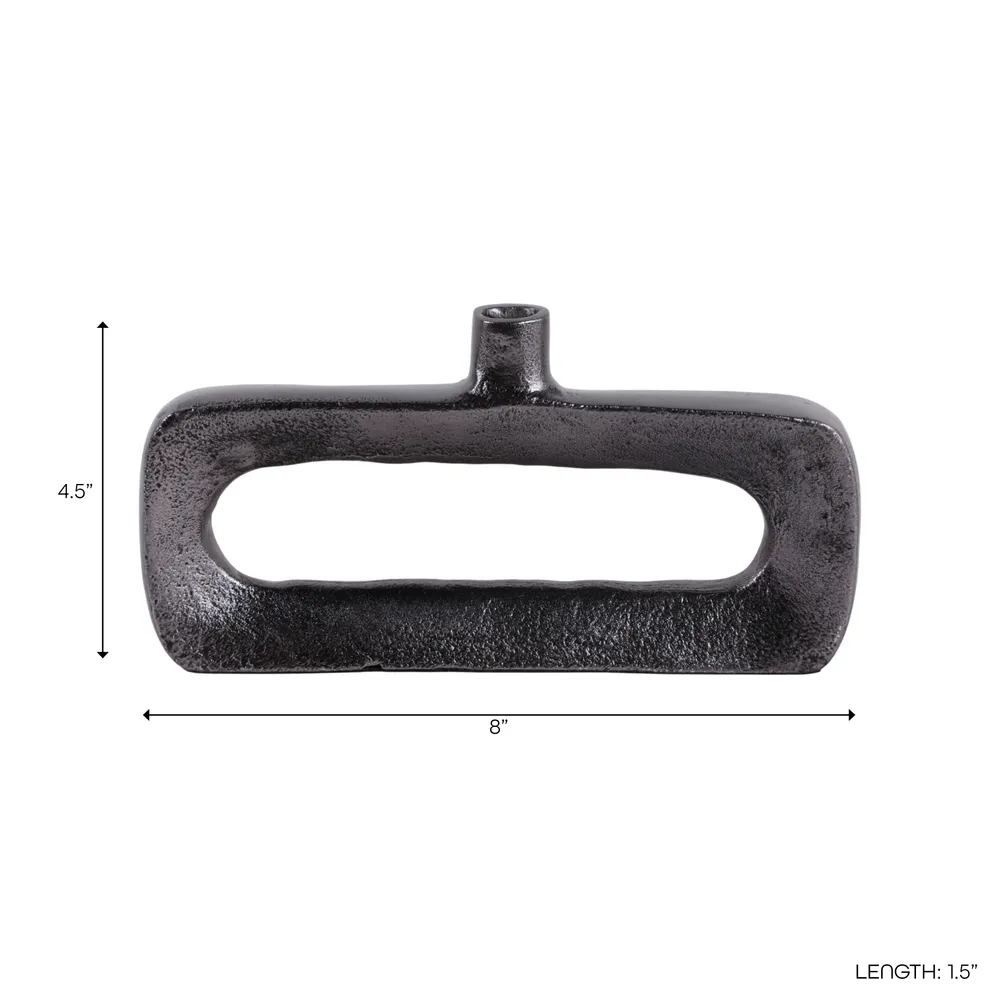 CLAYLEY BLACK VASE 4 (IN)