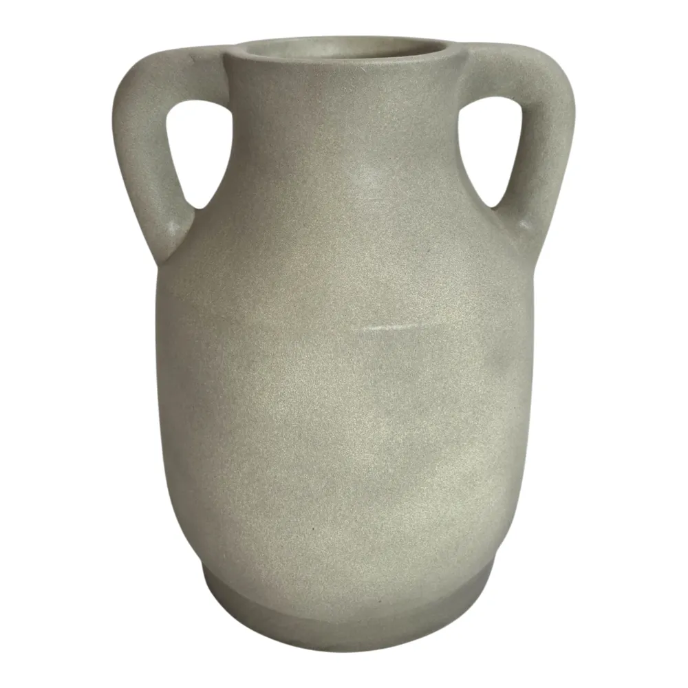 CALMOOR GREEN VASE 11 (IN)