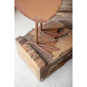 Set of 3 Rustic Metal Geese 4