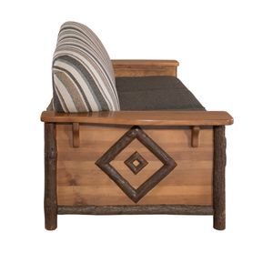 Hickory Diamond Peak Sofa - Customer Material - Seat:  Fabric TBD;   Backrest:  Fabric TBD 6