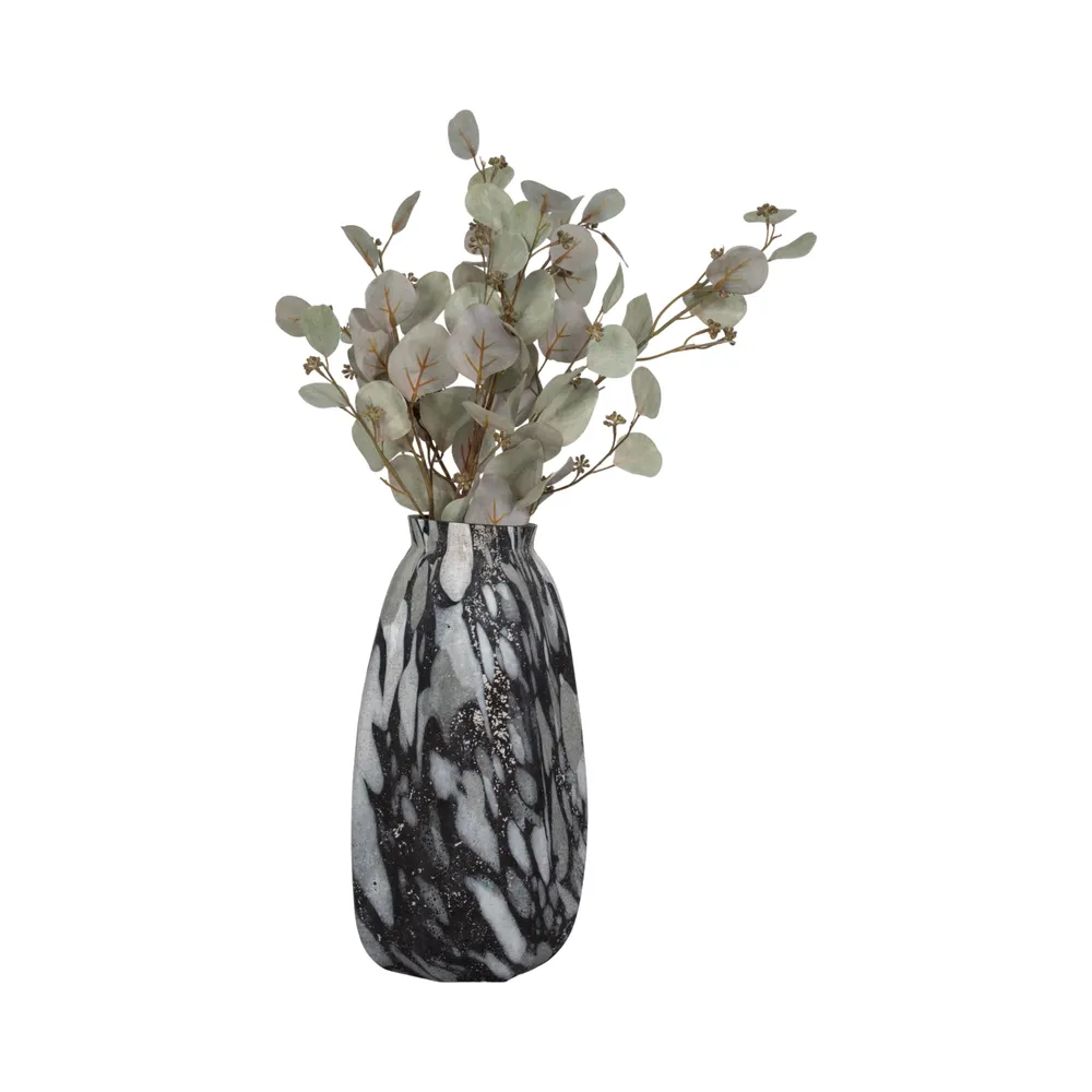 GAIGEMILL BLACK GLASS VASE 16 (IN)