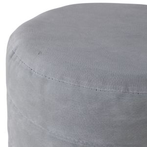 PENNFIELD GRAY OTTOMAN 19 (IN) 6