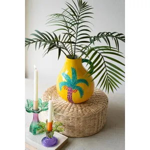 Funky Ceramic Palm Tree Vase 4