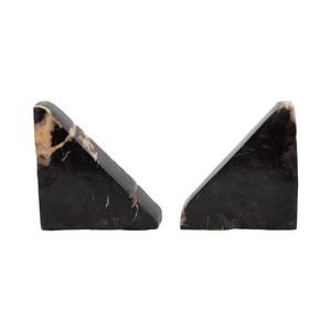 CHILTONVIEW SET OF 2 BLACK BOOKENDS 6 (IN) 6