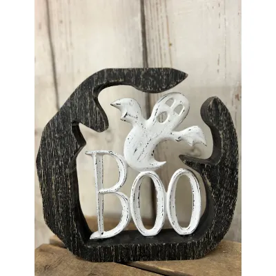 Ghostly Boo 10x10in