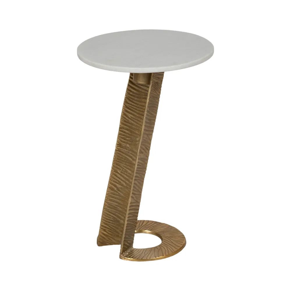 LEONABROOK WHITE TABLE 24 (IN)