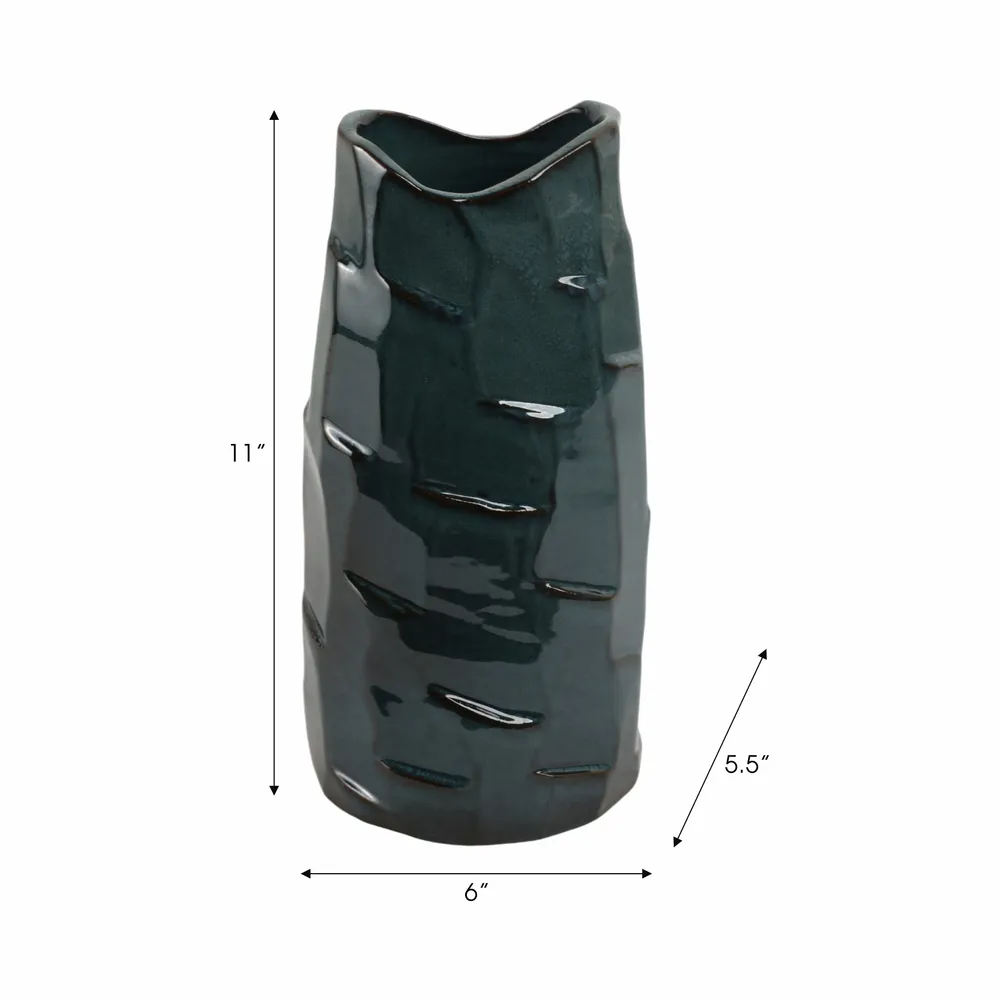 GLOVERDALE BLUE VASE 11 (IN)