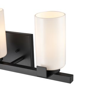Dressler 22'' Wide 3-Light Vanity Light - Matte Black 6
