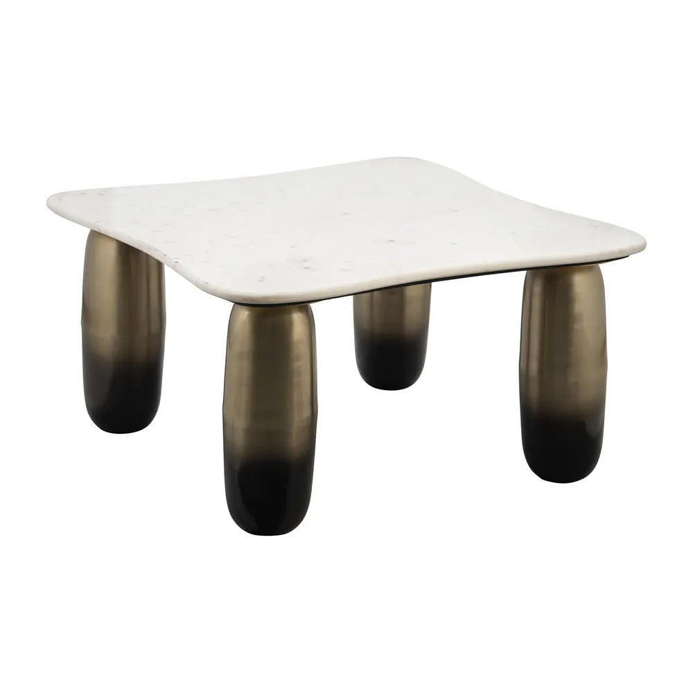 AVAPORT GOLD COFFEE TABLE 16 (IN)