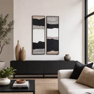BRAMPORT SET OF 2 BLACK ART 70 (IN) 2