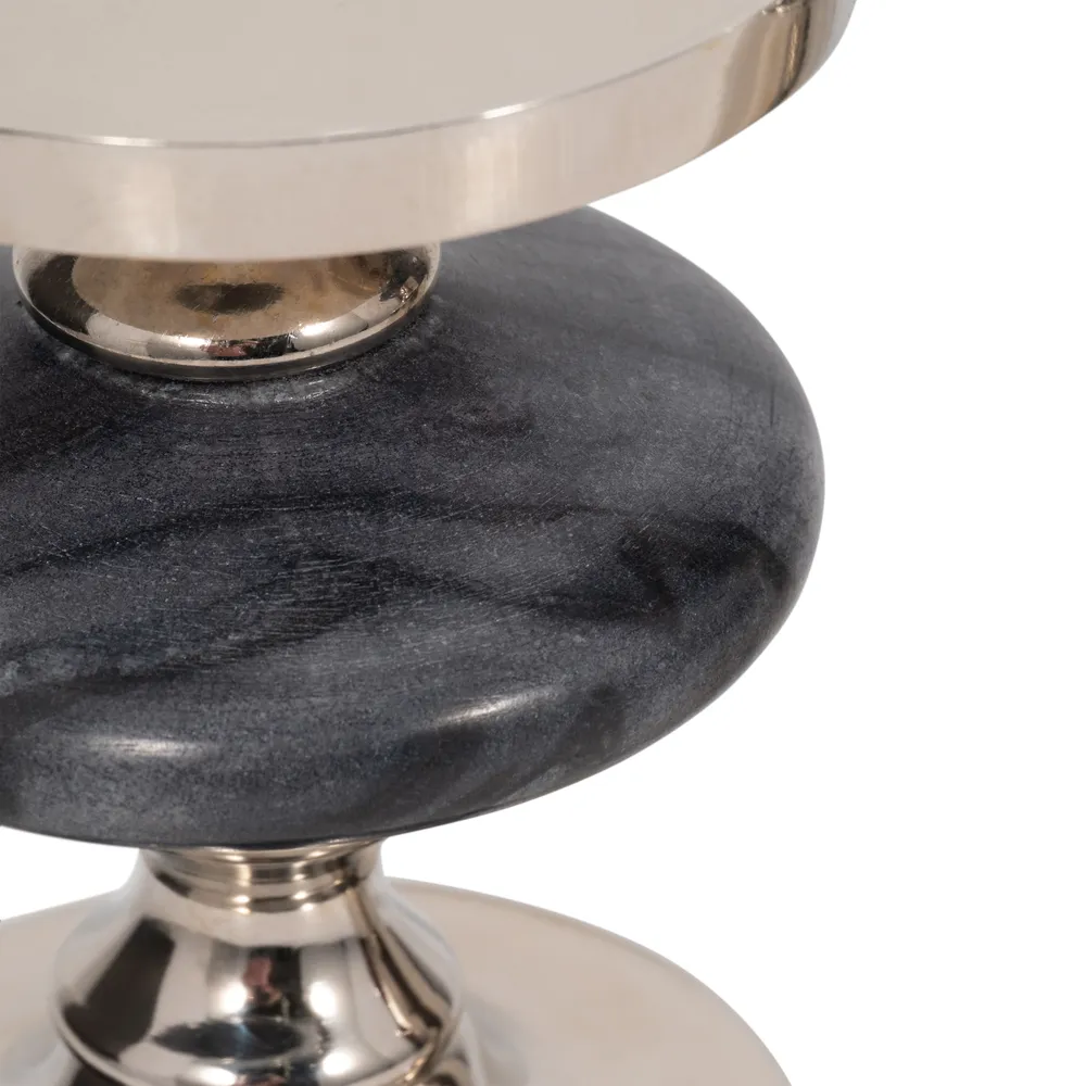HAMPTONMILL SET OF 3 GRAY CANDLE HOLDER 17 (IN)