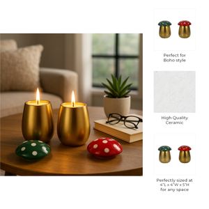 LINDENPARK SET OF 2 SANTAL SPRUCE CANDLE 5 (IN) 9