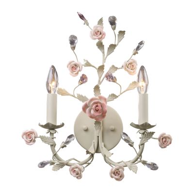 Heritage 18″ High 2-Light Sconce - Cream