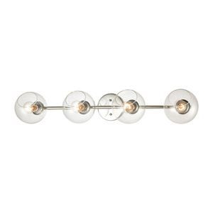 Claro 36'' Wide 4-Light Vanity Light - Polished Chrome 3