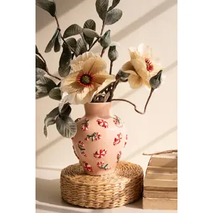 Ceramic Vase with Peppermint Detail 6