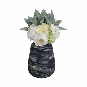 CLYDEBURN BLUE GLASS VASE 12 (IN) 3