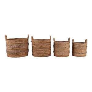 CADENWELL SET OF 4 BROWN BASKETS 19 (IN) 3