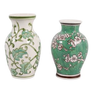 KEATONHOLM SET OF 2 GREEN CHINOISERIE 7 (IN) 5