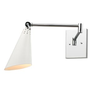Luca 9'' High 1-Light Sconce - Polished Chrome 1