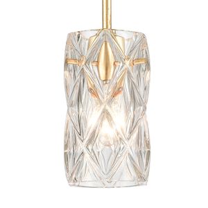 Jenning 4'' Wide 1-Light Mini Pendant - Parisian Gold Leaf 4