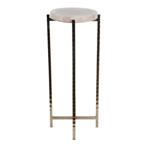 DUNEROSE WHITE TABLE 27 (IN) 6