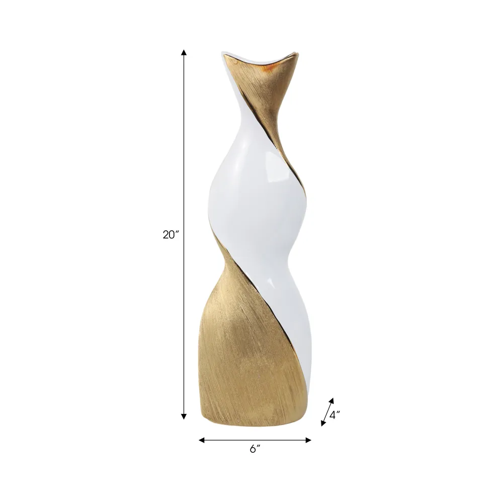 BRICESTONE GOLD VASE 20 (IN)