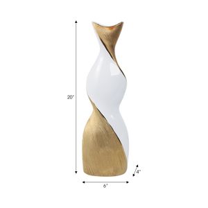 BRICESTONE GOLD VASE 20 (IN) 8
