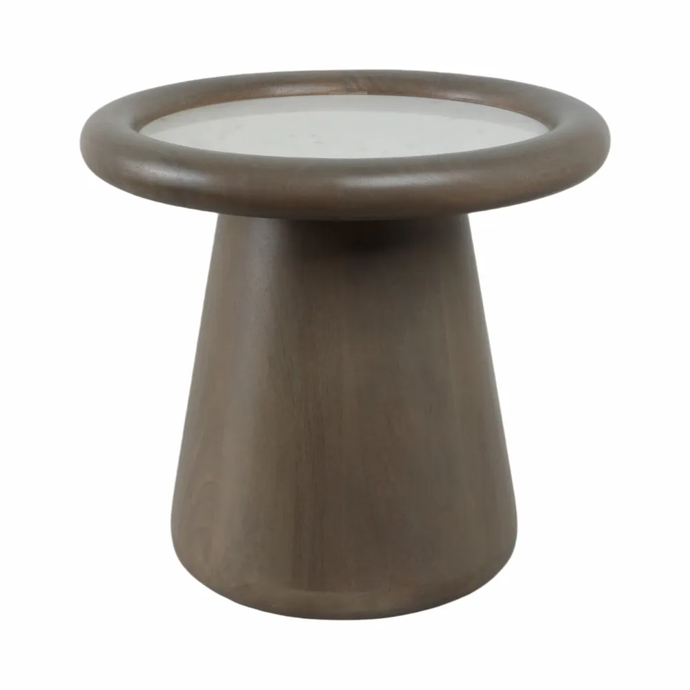 ELLERYWORTH BROWN TABLE 18 (IN)