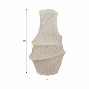 HARLEMWELL IVORY VASE 16 (IN) 9