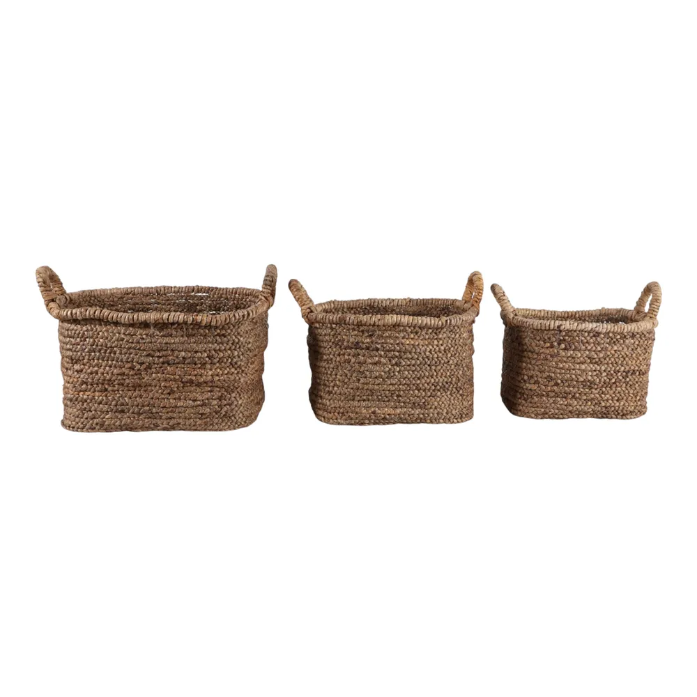 REXMORE SET OF 3 BROWN BASKETS 16 (IN)