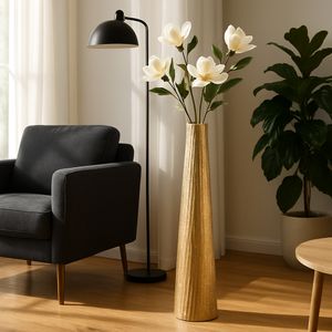 HAZENSTONE GOLD VASE 35 (IN) 13