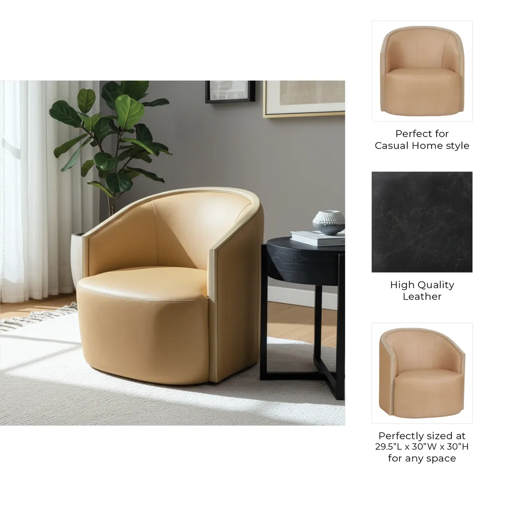 SKYLERMORE TAN CHAIR 30 (IN)