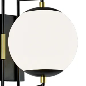 Cosmos 12.5'' High Integrated LED Outdoor Sconce - Matte Black Satin Brass 4