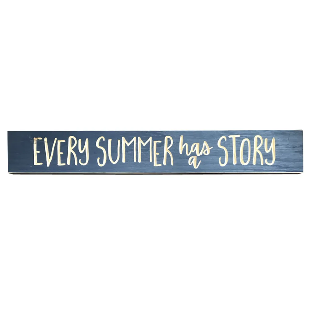 24" USA EVERY SUMMER BARNWOOD SIGN/NAVY